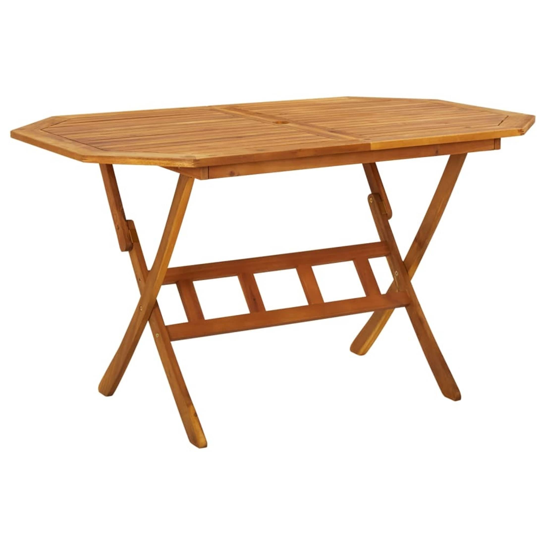 L x W x H Tidyard Folding Bistro Table Acacia Wood Bar Table Wooden Deck Table for Balcony Garden Backyard Patio Outdoor Furniture 35.4 x 19.7 x 29.1 Inches 