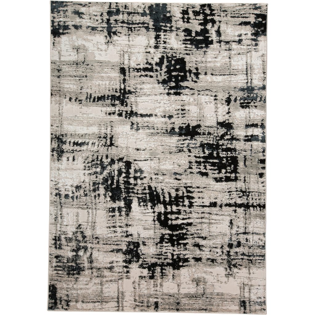 Feizy FZRG58292 Brjen 6' x 9-1/2' Polyester Abstract Rectangular Area