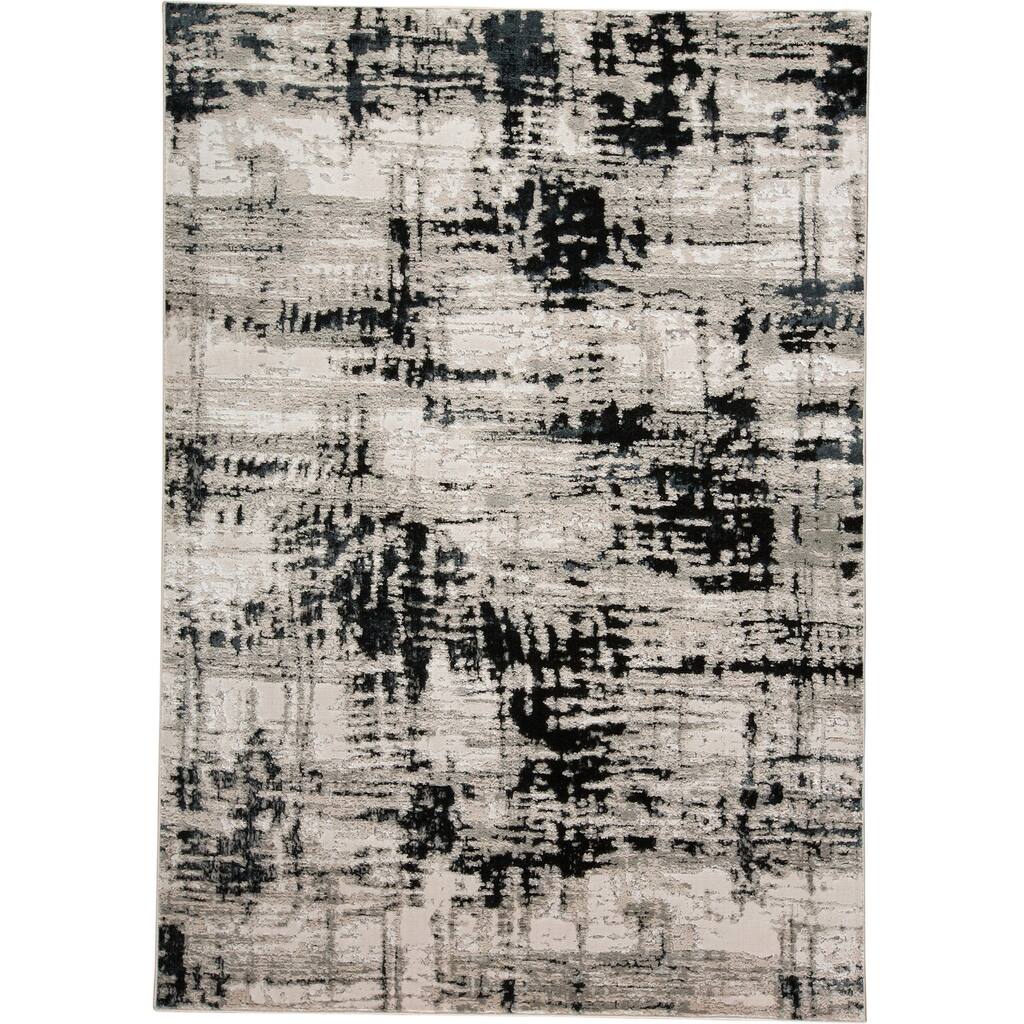 Feizy FZRG79218 Brjen 5' x 8' Abstract Rectangular Area Rug From the