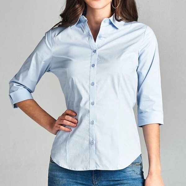 womens collared work shirts