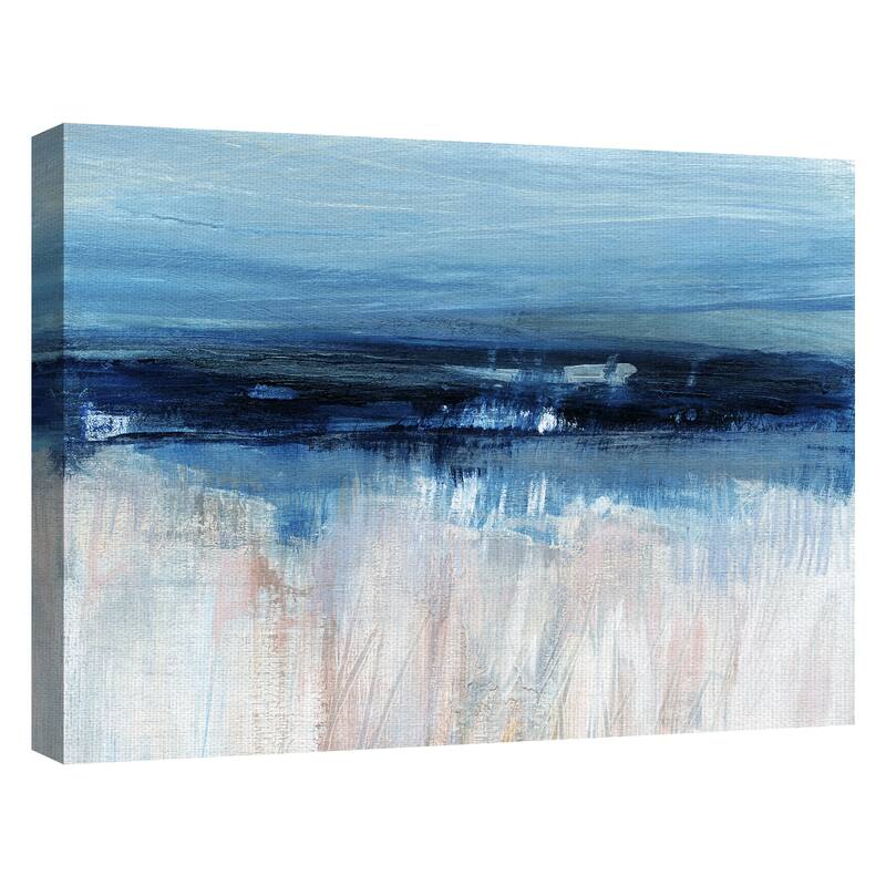 On The Severn II Crop by Galaxy of Graphics Canvas Art Print