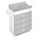 preview thumbnail 1 of 2, Sorelle Furniture Cassettiera Asia Changing Station Grey