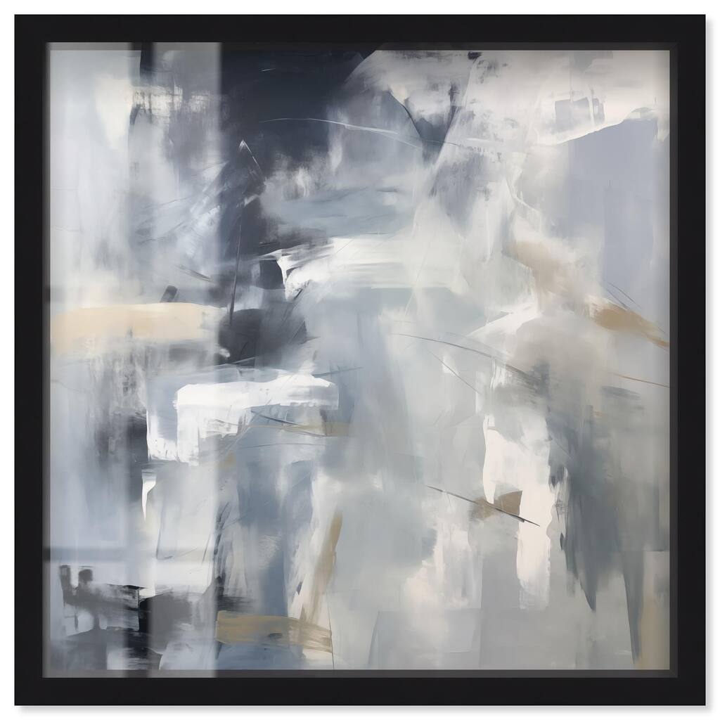 Contemplative Blues II Shadowbox by Art Remedy