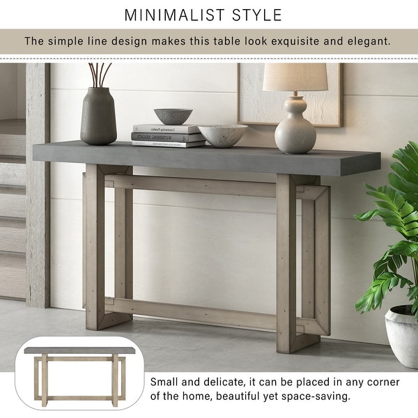 Concrete entryway table discount