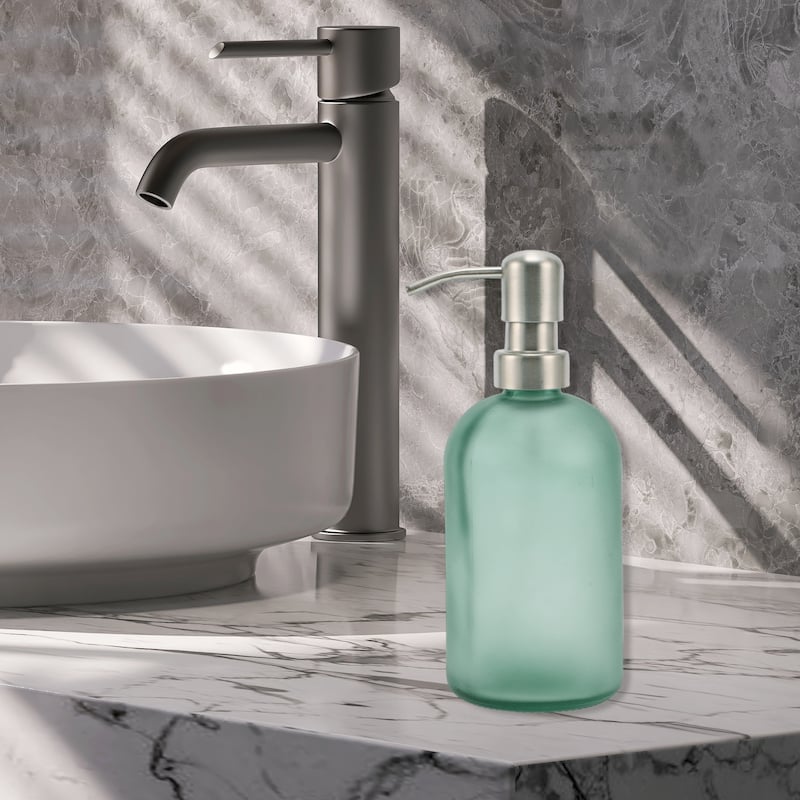 Cylindrical Simple Soap Pump Dispenser for Motel 400ml 1pc
