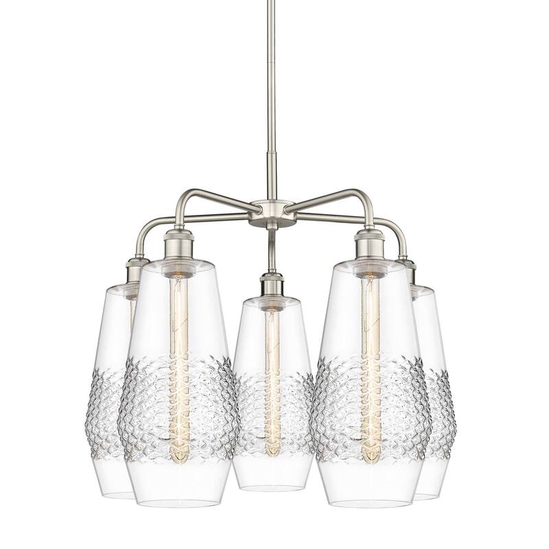 Innovations Lighting 516-5CR-22-25 Windham Chandelier Windham 5 Light
