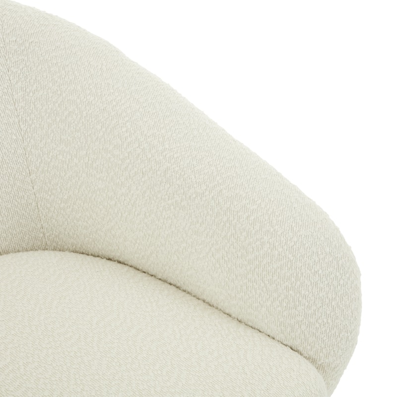 Christopher Knight Home - Calder Boucle Upholstered 360° Swivel Barrel Chair