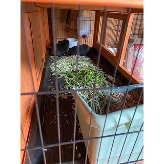 trixie extra large rabbit hutch with attic