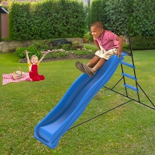 XSL003 2.2M kids plastic slide indoor Freestanding playground equipment - 93.70" * 72.04" * 56.69"