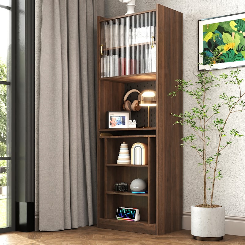 Foldable Computer Desk with Storage