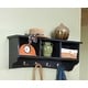 preview thumbnail 4 of 9, Copper Grove Daintree Storage Wall Coat Hook with Cubbies Charcoal Grey