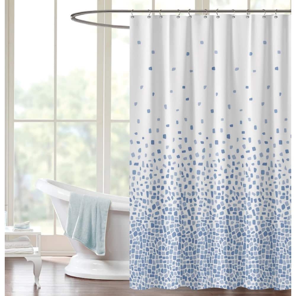 Novelty Peva 13-piece Shower Curtain with Hooks No liner needed