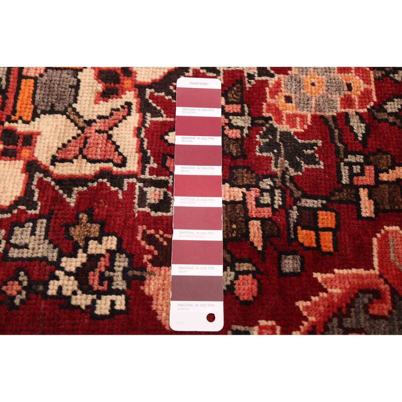 ECARPETGALLERY Hand-knotted Kayseri Vintage Dark Red Wool Rug - 4'7 x 6'8