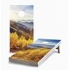 preview thumbnail 1 of 5, Autumn Mountains Cornhole Game (Choose Wraps or Boards) 2x4 Boards (24" x 48") - Include ALL Accessories