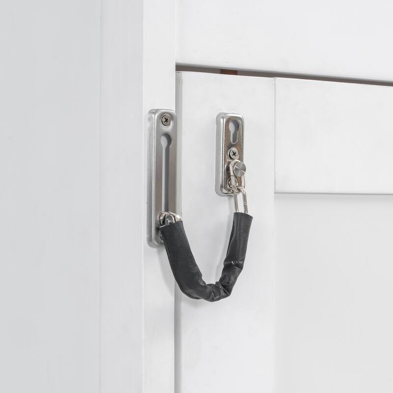 Space-Saving Twin Murphy Bed with 3 Drawers & Storage Shelf, White