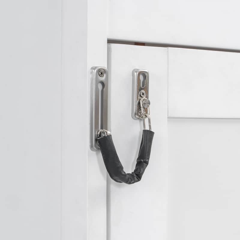 Twin Size Murphy Bed with 3 Storage Drawers and Foldable Design in White