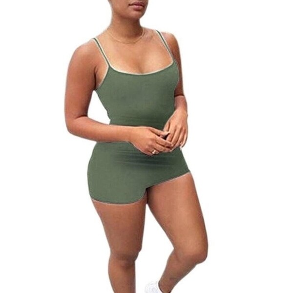 bodycon shorts jumpsuit