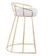 preview thumbnail 6 of 17, Canary Contemporary Counter Stool in Gold and Velvet (Set of 2)