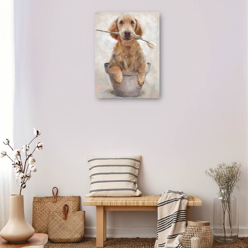 Potted Pals I By Studio Arts Canvas Art Print