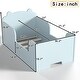 preview thumbnail 7 of 43, Roomfitters Bear-Shaped Toddler Floor Bed, Wood Cot with Safety Guardrails, Modern Montessori Low Profile Kids Bed