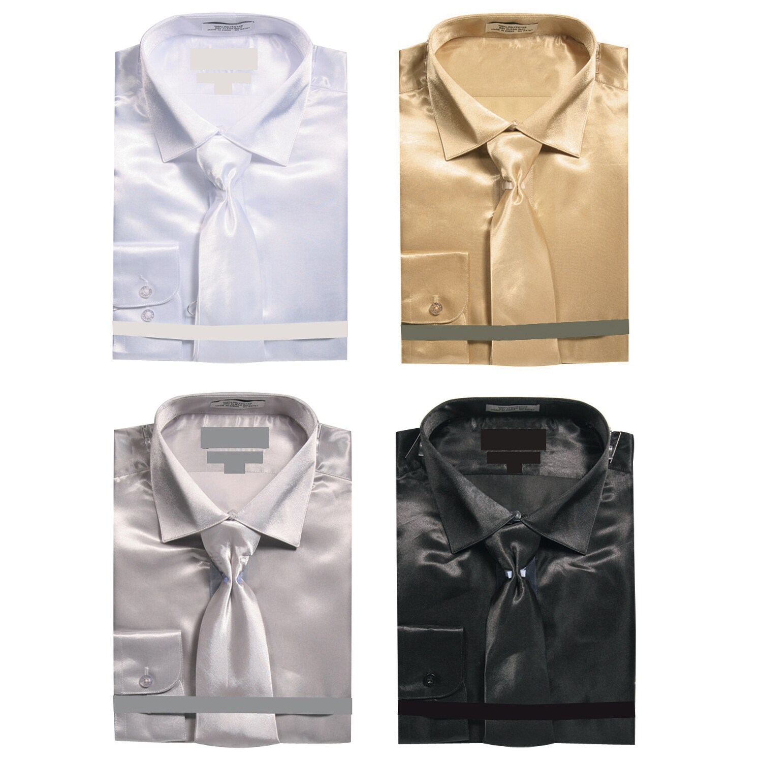 mens slim fit satin shirt