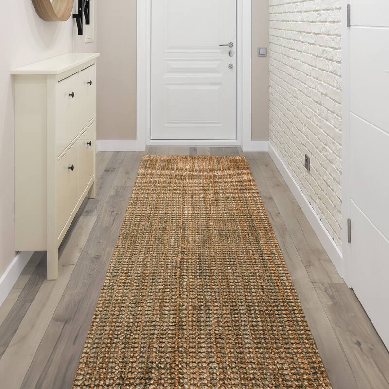 JONATHAN Y Cyrus Traditional Rustic Handwoven Jute Solid Natural Area Rug