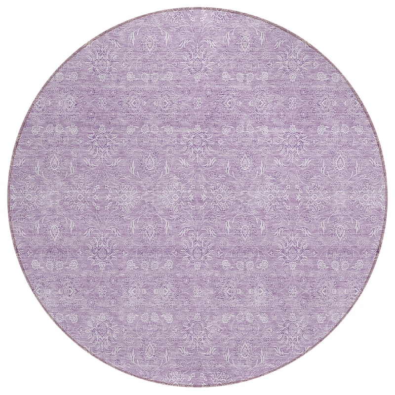 HomeRoots Floral Transitional Rectangle Outdoor Rug