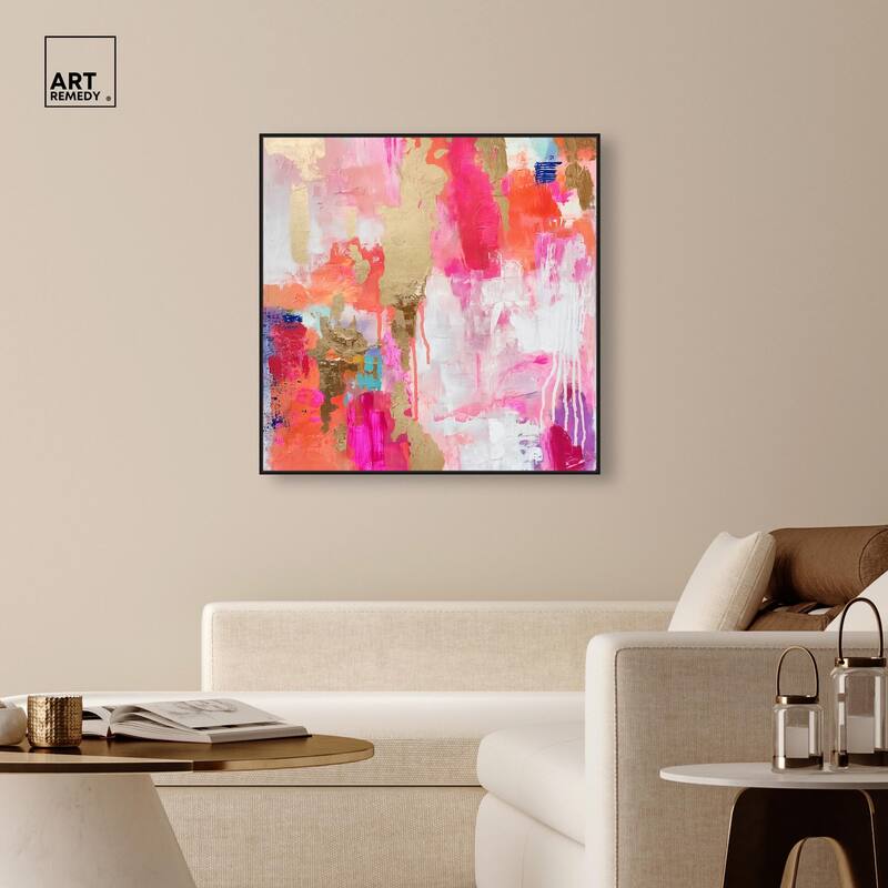 Exuberant Hues III Canvas by Art Remedy