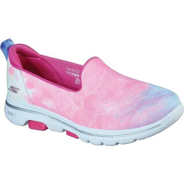 skechers go walk pink