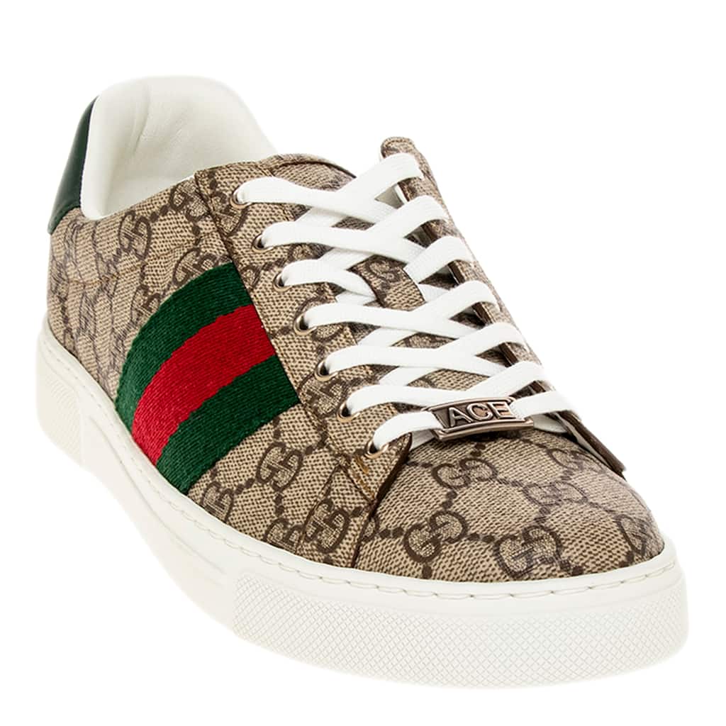 Gucci Men's Ace Sneakers with Web