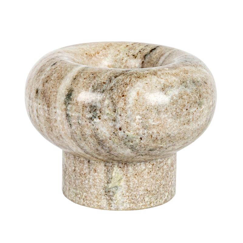 Marble Tealight Holder - 4.0"L x 4.0"W x 3.0"H