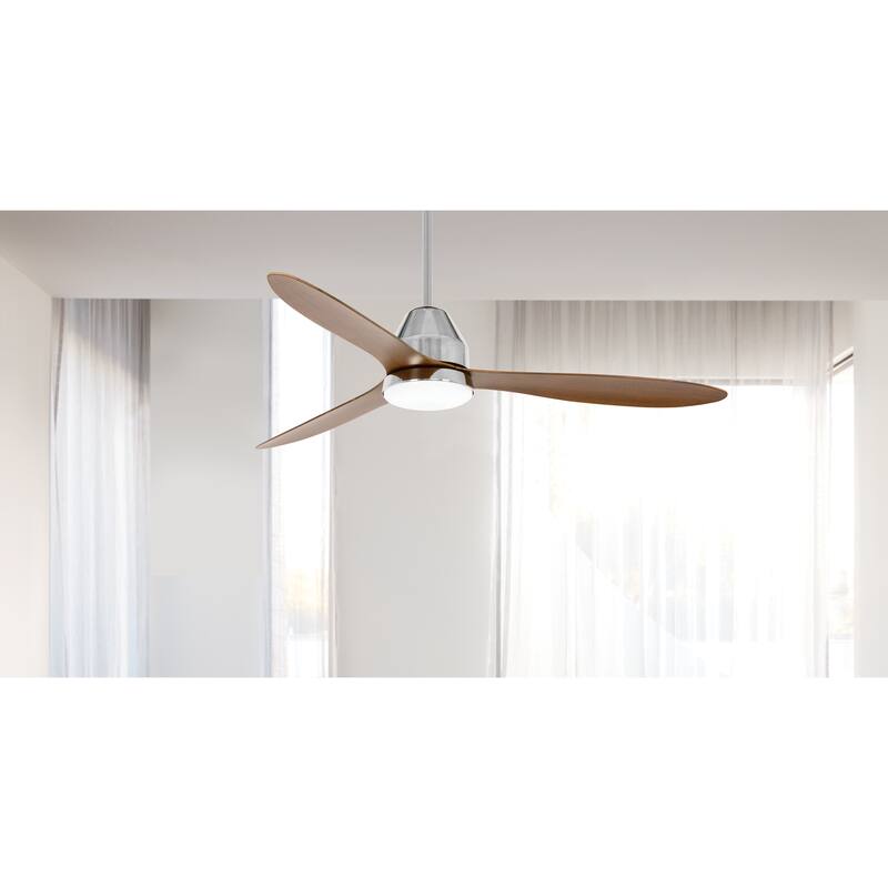 Lucci Air Whitehaven 56" Smart WiFi Controlled In&Outdoor Ceiling Fan w/Light