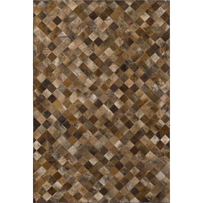 Premium Washable Super Soft Faux Cowhide Mayfield Rug