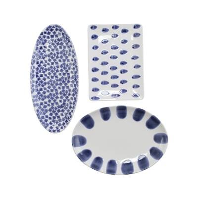 viva by VIETRI Santorini 3-Piece Serveware Set
