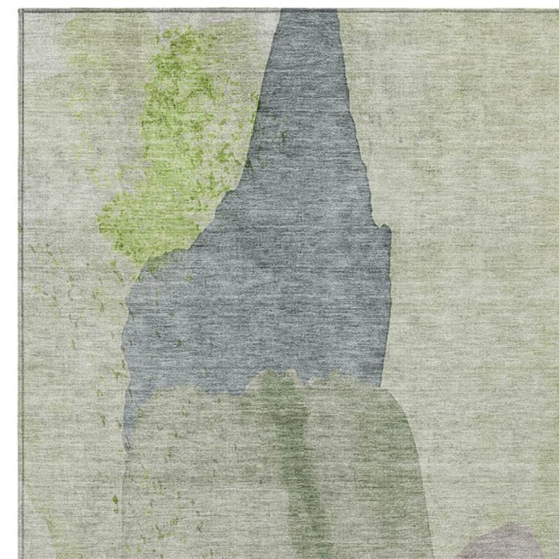 HomeRoots Abstract Transitional Rectangle Outdoor Rug