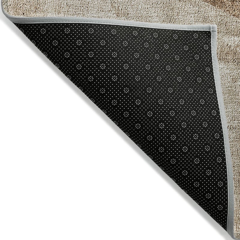HomeRoots Geometric Transitional Rectangle Outdoor Rug