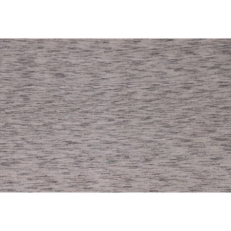 Striped Pink Gabbeh Oriental Area Rug Hand-Knotted Wool Carpet - 7'10" x 9'9"
