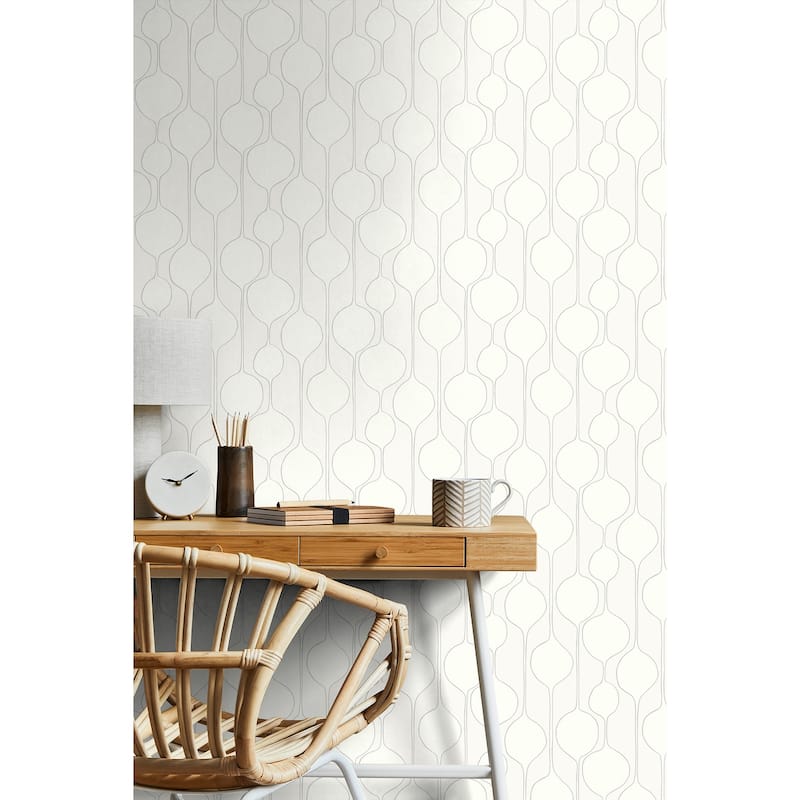 The Simple Life Minimalist Geometric Unpasted Wallpaper