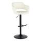 Option Cream Faux Leather/Black Metal