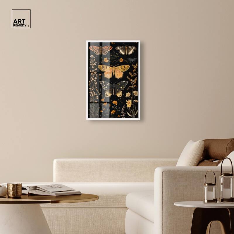 Winged Visitors II Shadowbox by Art Remedy