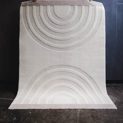Ira Rainbow Boarder Area Rug