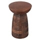 preview thumbnail 14 of 17, WYNDENHALL Willis 13" Wide Solid Wood Contemporary Accent Table & Fully Assembled - 12.6" D x 12.6" W x 17.7" H