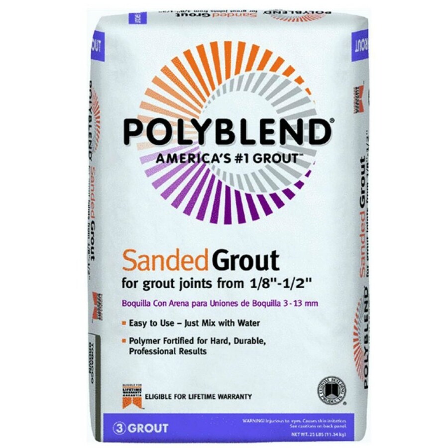 Polyblend PBG5225 Sanded Grout for Joints 1/8