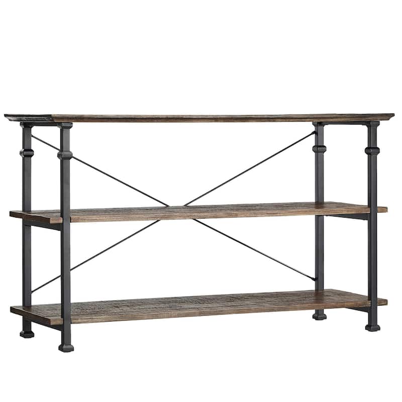 Myra Vintage Industrial TV Stand by iNSPIRE Q Classic - Bistre Brown