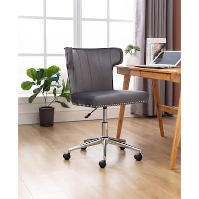Porthos Home Cole Ergonomic Office Chair, Casters and Footers Both Included