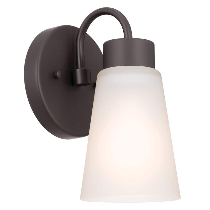 Kichler Lighting Erma 1-Light Bathroom Indoor Wall Sconce Light - Olde Bronze - 8