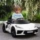 preview thumbnail 19 of 18, 12V Kids Ride-On Chevrolet Corvette Licensed Car with Suspension, USB Music Port, and Dual Driving Modes for 3-6 Years