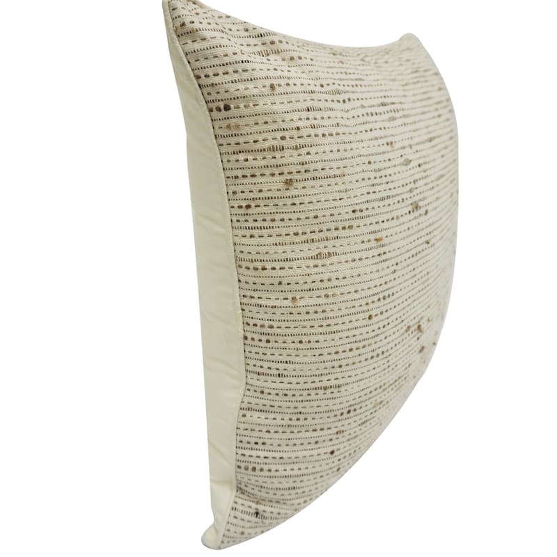 Home&Manor Ilam Vintage Raw Silk Pillow 18"