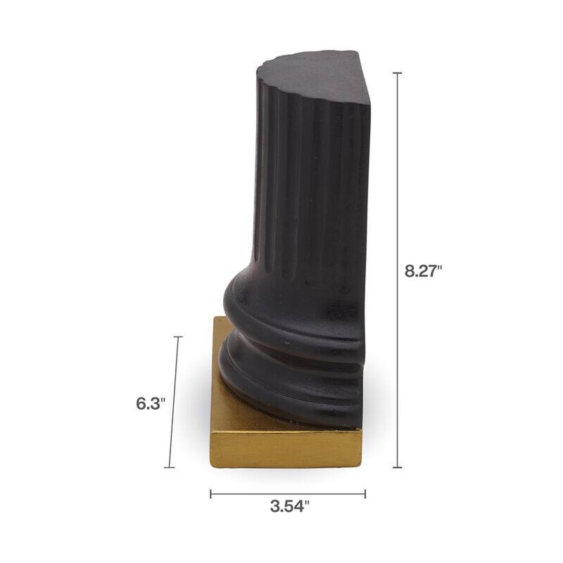 Elements Pillar Bookend, 8X6 Inch