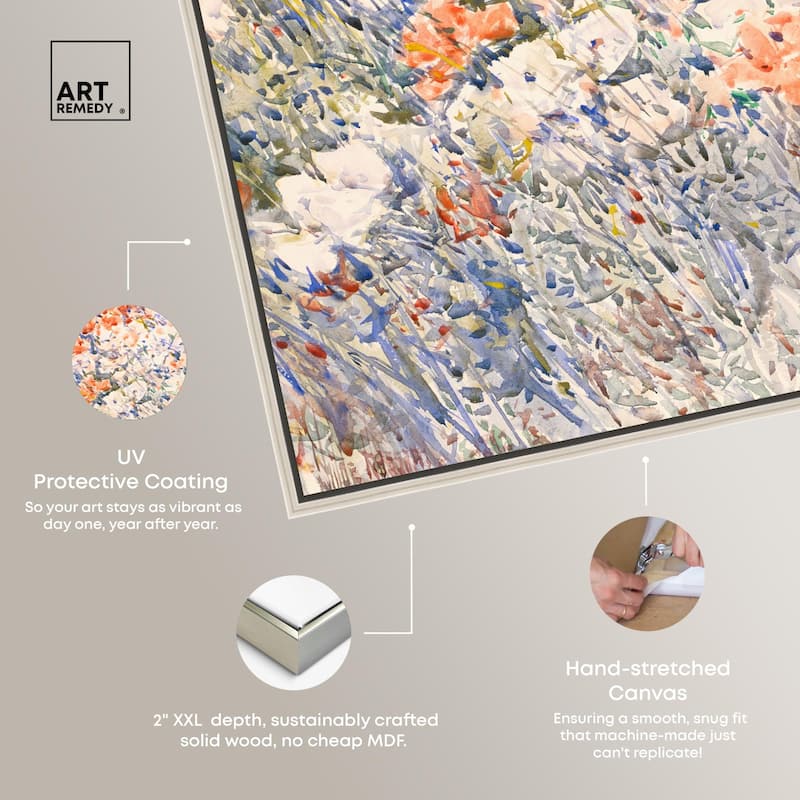 Island Garden by Childe Hassam Canvas by Art Remedy